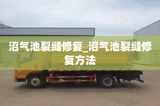 沼氣池裂縫修復_沼氣池裂縫修復方法